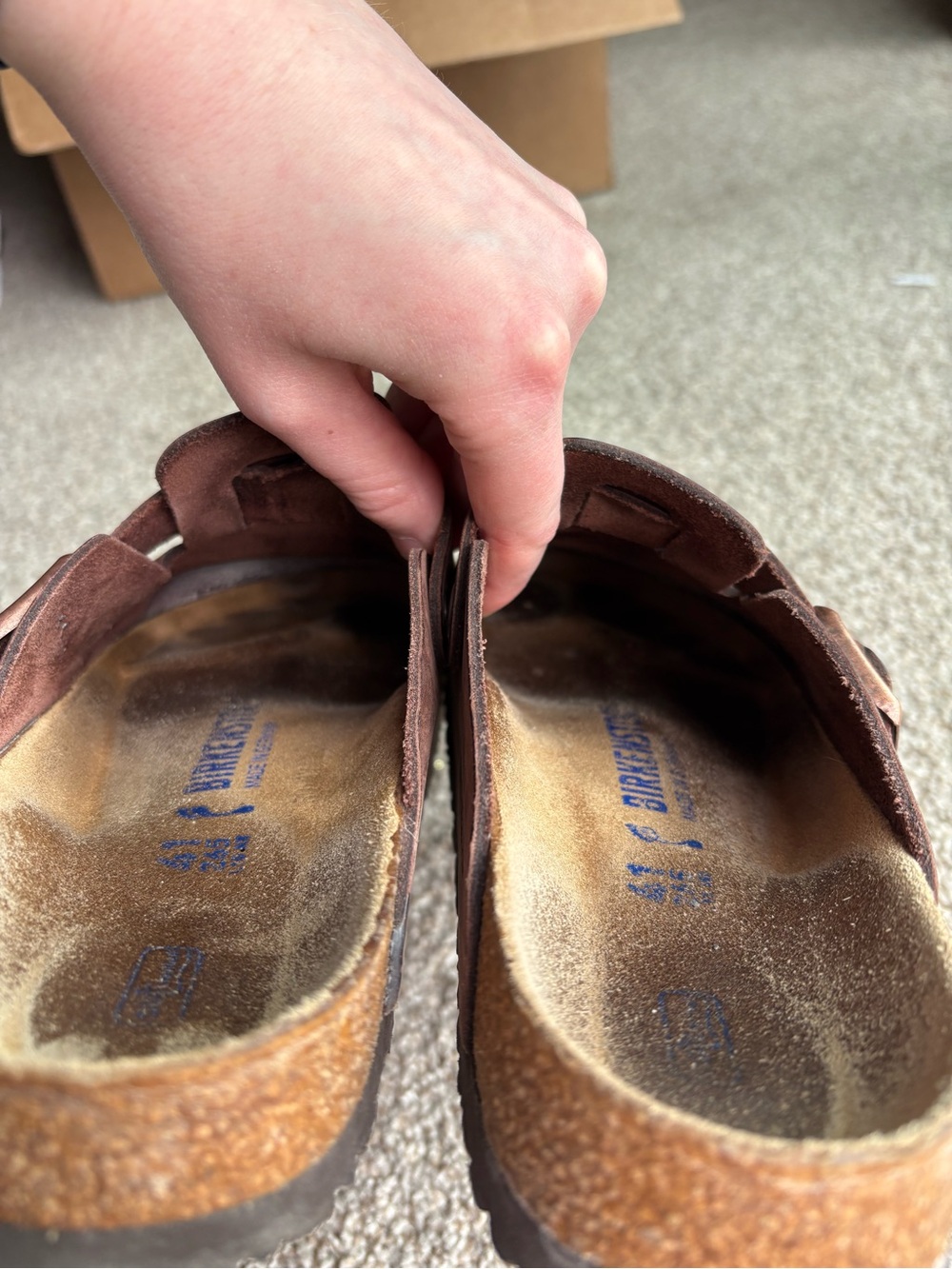 Birkenstock Boston Clog Habana Oiled Leather size 41 W10/10.5 - Picture 7 of 7